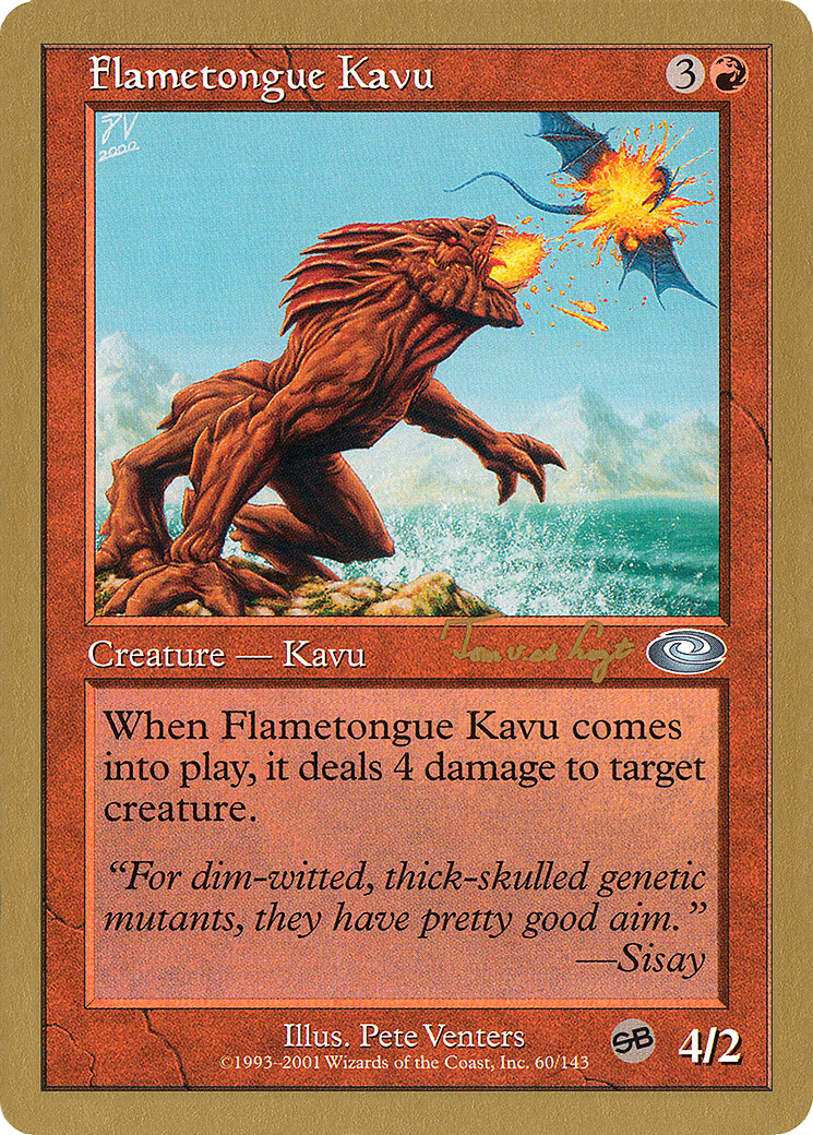 Flametongue Kavu (WCD-) - World Championship Decks 2001