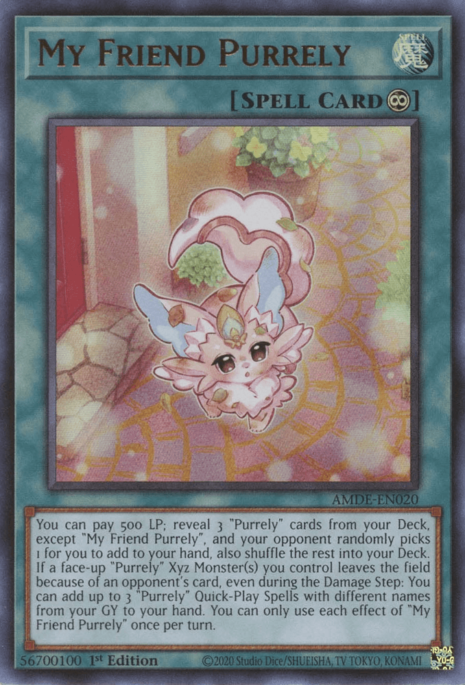 My Friend Purrely [AMDE-EN020] Ultra Rare - Josh's Cards