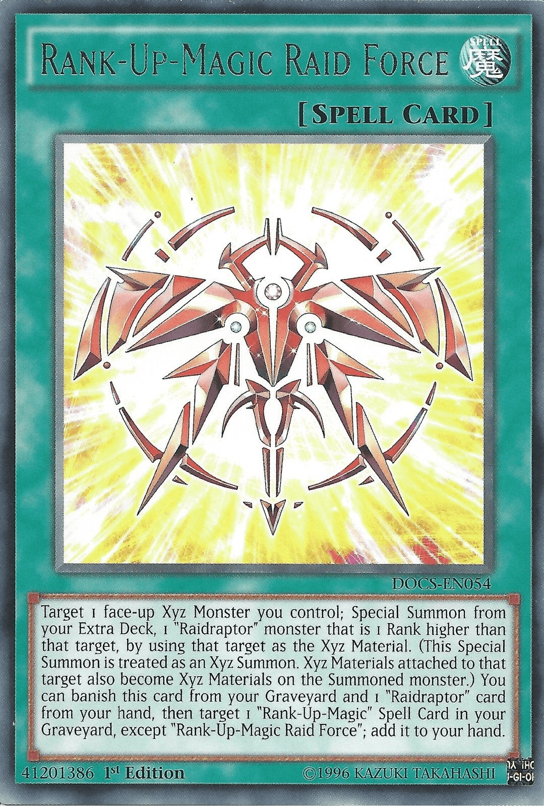 Rank-Up-Magic Raid Force [DOCS-EN054] Rare - Josh's Cards
