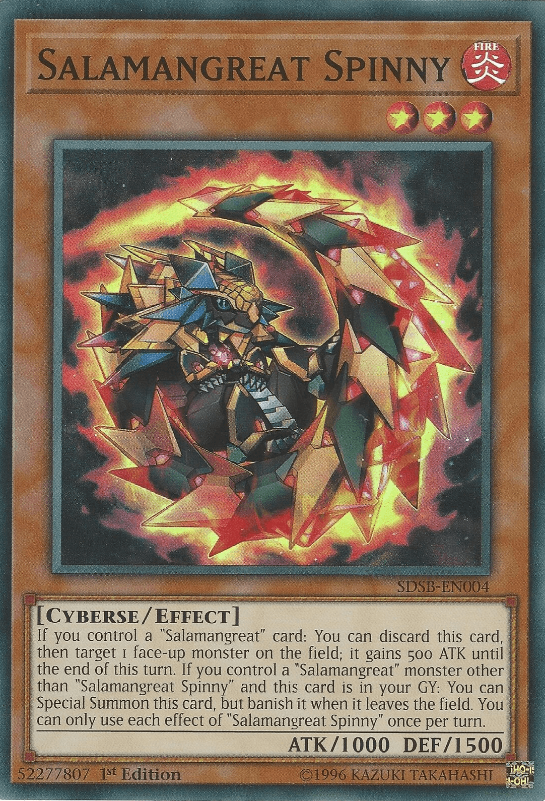 Salamangreat Spinny [SDSB-EN004] Super Rare - Josh's Cards