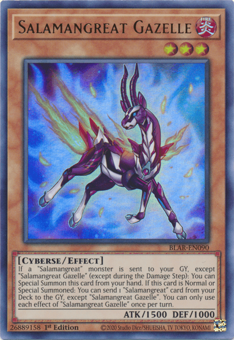 Salamangreat Gazelle [BLAR-EN090] Ultra Rare - Josh's Cards