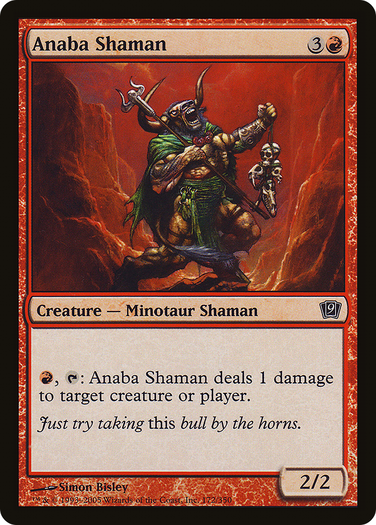 Anaba Shaman [Ninth Edition] Foil