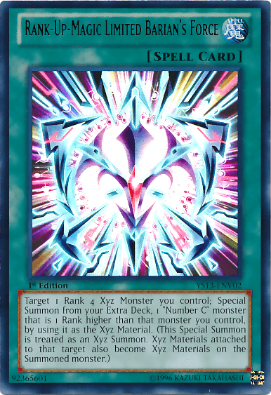 Rank-Up-Magic Limited Barian's Force [YS13-ENV02] Ultra Rare - Josh's Cards