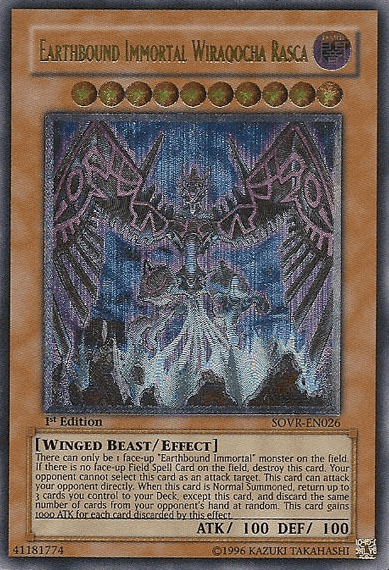 Earthbound Immortal Wiraqocha Rasca [SOVR-EN026] Ultimate Rare - Josh's Cards