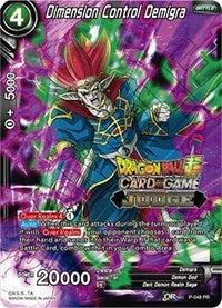 Dimension Control Demigra (P-048) [Judge Promotion Cards] Parallel Foil