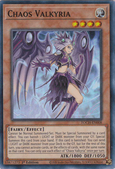 Chaos Valkyria [TOCH-EN008] Super Rare - Josh's Cards