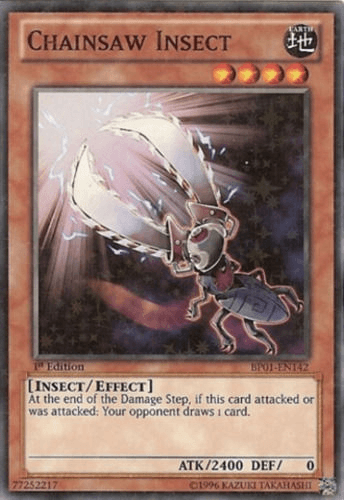Chainsaw Insect [BP01-EN142] Starfoil Rare - Josh's Cards