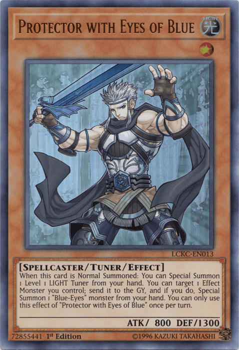 Protector with Eyes of Blue [LCKC-EN013] Ultra Rare - Josh's Cards