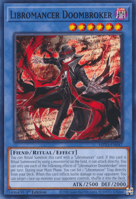 Libromancer Doombroker [MP23-EN047] Common - Josh's Cards