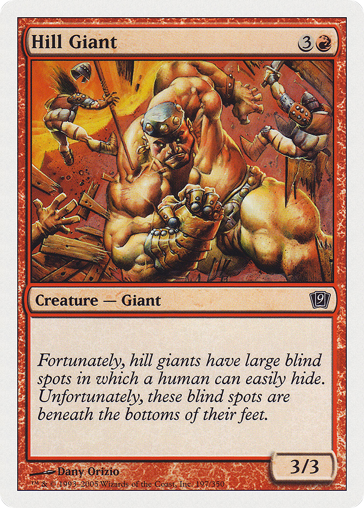 Hill Giant [Ninth Edition] Foil