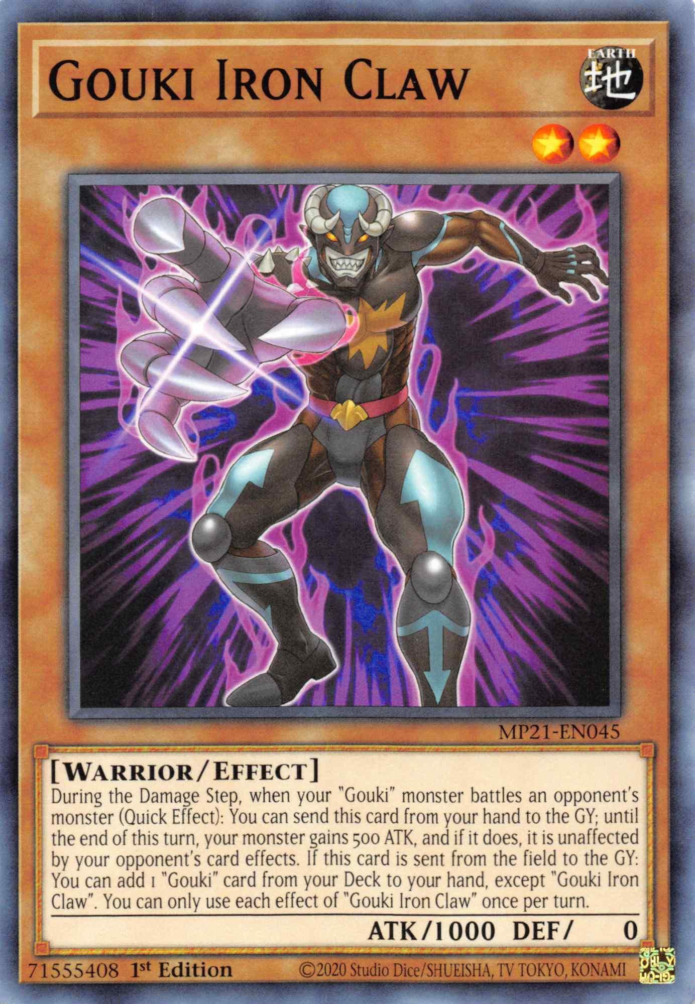Gouki Iron Claw [MP21-EN045] Common - Josh's Cards