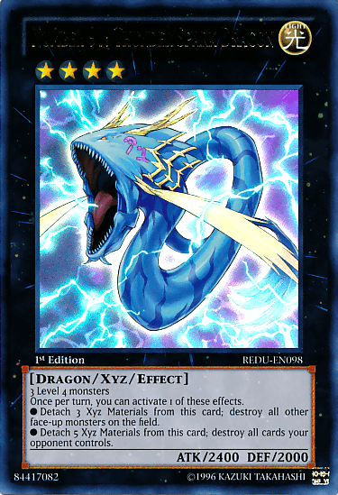 Number 91: Thunder Spark Dragon [REDU-EN098] Ultra Rare - Josh's Cards