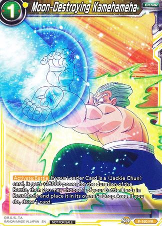 Moon-Destroying Kamehameha (Power Booster: World Martial Arts Tournament) (P-160) [Promotion Cards] Parallel Foil