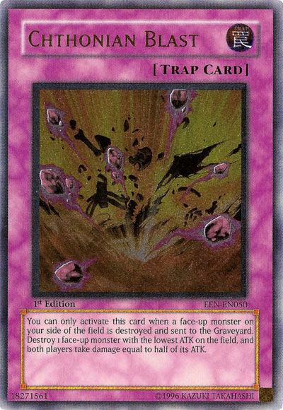 Chthonian Blast [EEN-EN050] Ultimate Rare - Josh's Cards