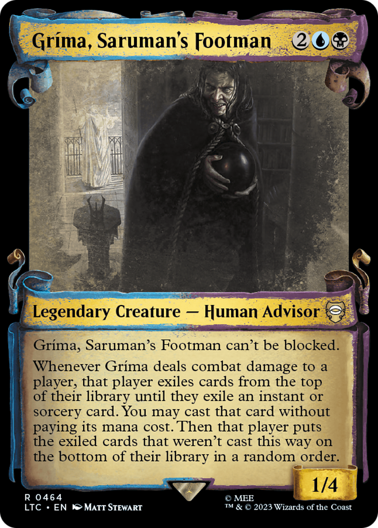 Gríma, Saruman's Footman (LTC-464) - Tales of Middle-earth Commander: (Showcase)
