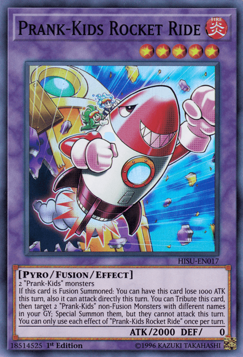 Prank-Kids Rocket Ride [HISU-EN017] Super Rare - Josh's Cards