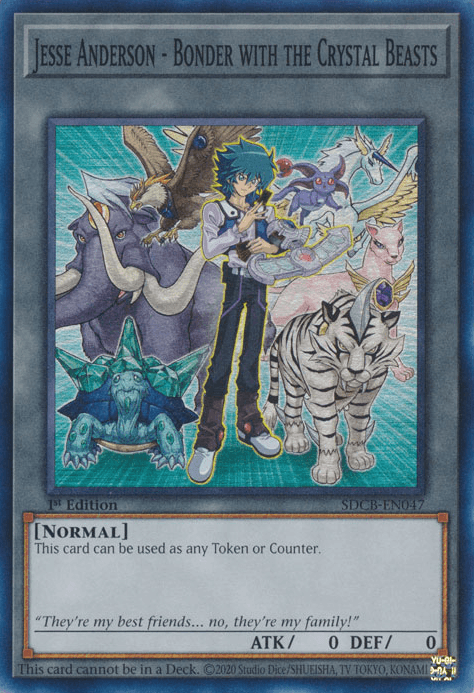 Jesse Anderson - Bonder with the Crystal Beasts [SDCB-EN047] Super Rare - Josh's Cards
