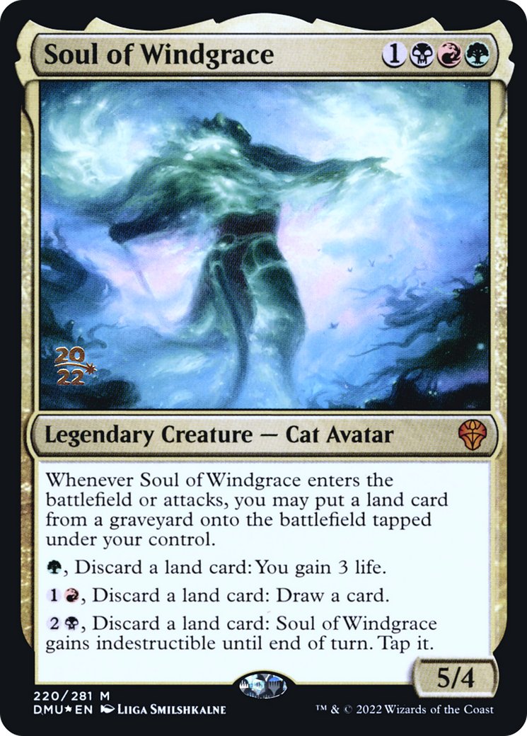 Soul of Windgrace (PRE-220S) - Dominaria United Promos Foil