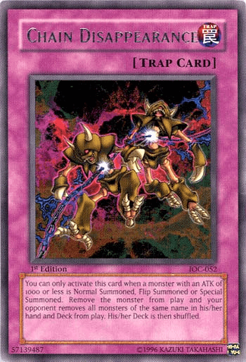 Chain Disappearance [IOC-052] Rare - Josh's Cards