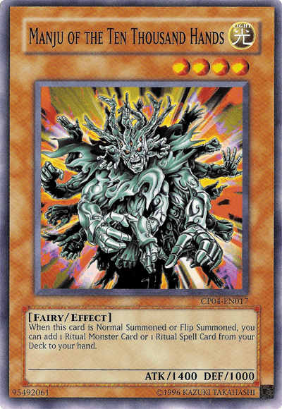 Manju of the Ten Thousand Hands [CP04-EN017] Common - Josh's Cards