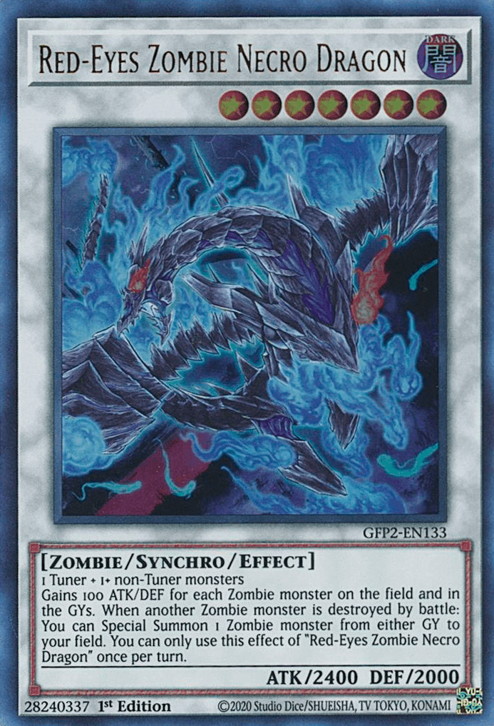 Red-Eyes Zombie Necro Dragon [GFP2-EN133] Ultra Rare - Josh's Cards