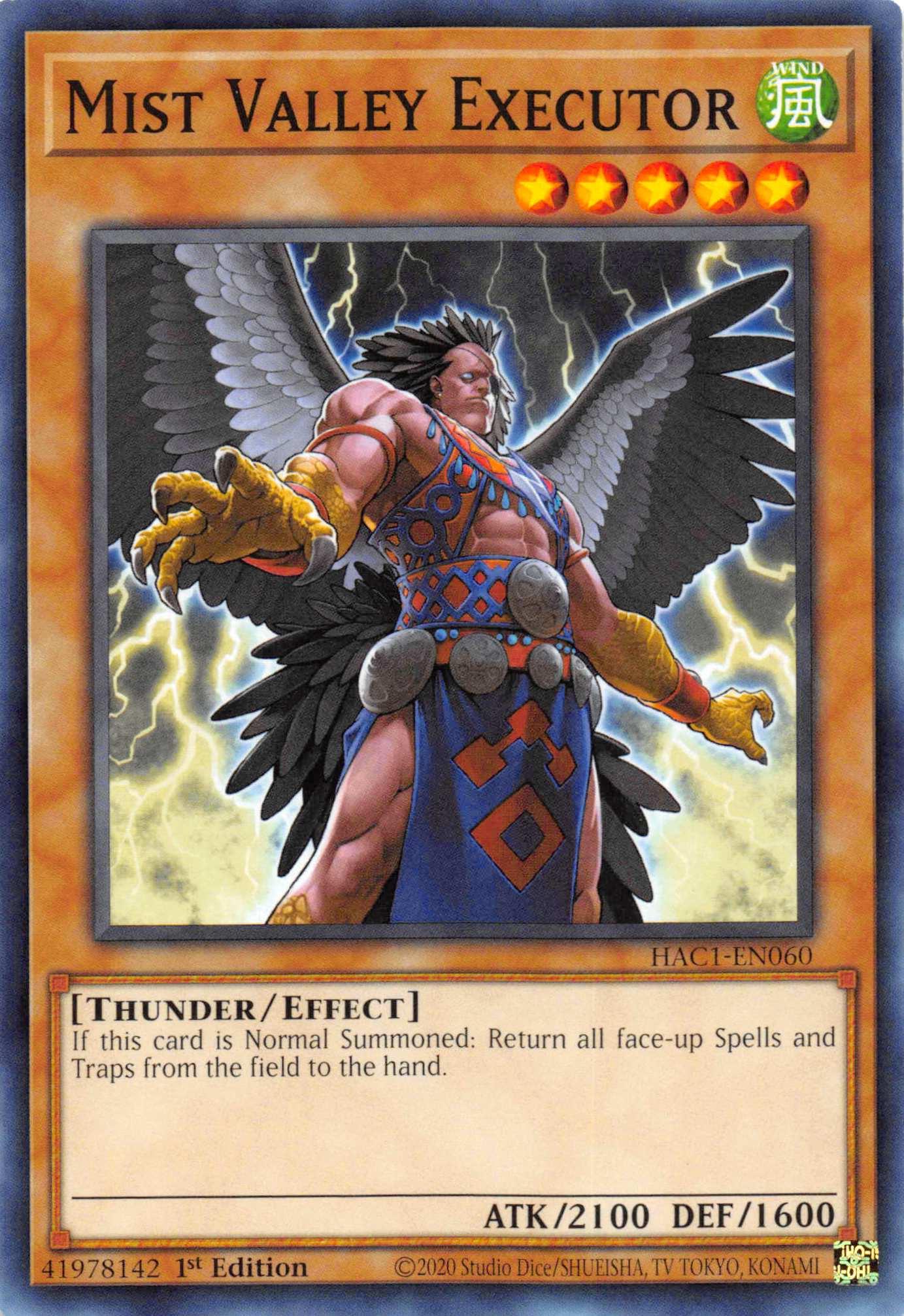 Mist Valley Executor [HAC1-EN060] Common - Josh's Cards