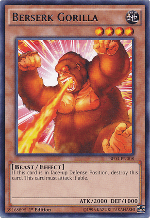 Berserk Gorilla [BP03-EN008] Rare - Josh's Cards