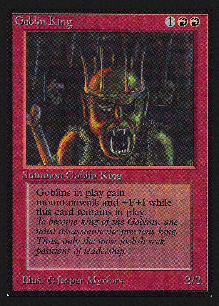 Goblin King (IED-) - Intl. Collectors' Edition