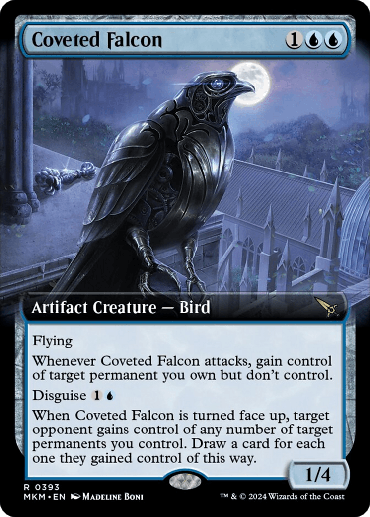 Coveted Falcon (Extended Art) [Murders at Karlov Manor] - Josh's Cards