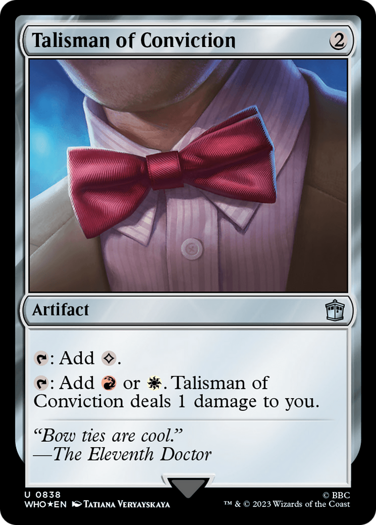 Talisman of Conviction (WHO-838) - Doctor Who Foil