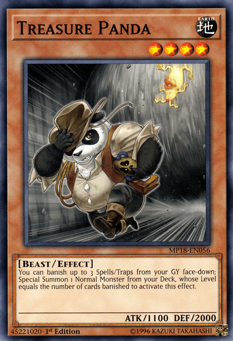 Treasure Panda [MP18-EN056] Common - Josh's Cards