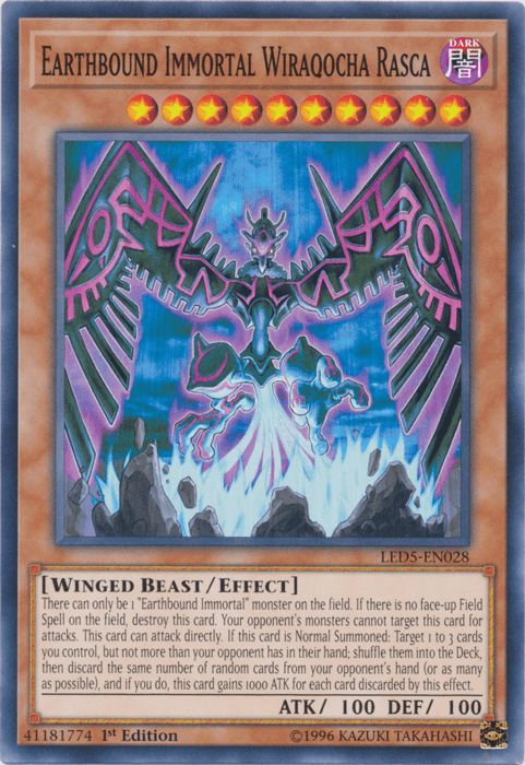 Earthbound Immortal Wiraqocha Rasca [LED5-EN028] Common - Josh's Cards
