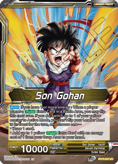 Son Gohan // Great Ape Son Gohan, Saiyan Impulse (BT15-091) [Saiyan Showdown] Parallel Foil