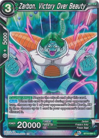Zarbon, Victory Over Beauty (BT10-084) [Rise of the Unison Warrior] Parallel Foil