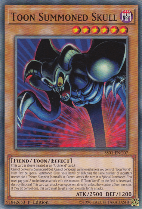 Toon Summoned Skull [SS01-ENC07] Common - Josh's Cards