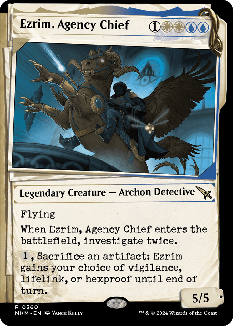 Ezrim, Agency Chief (Showcase) [Murders at Karlov Manor] - Josh's Cards