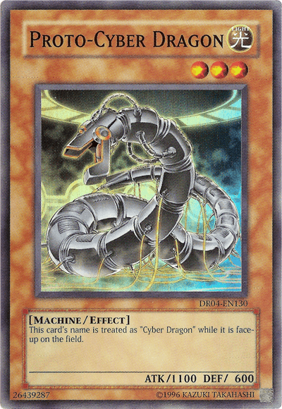 Proto-Cyber Dragon [DR04-EN130] Super Rare - Josh's Cards