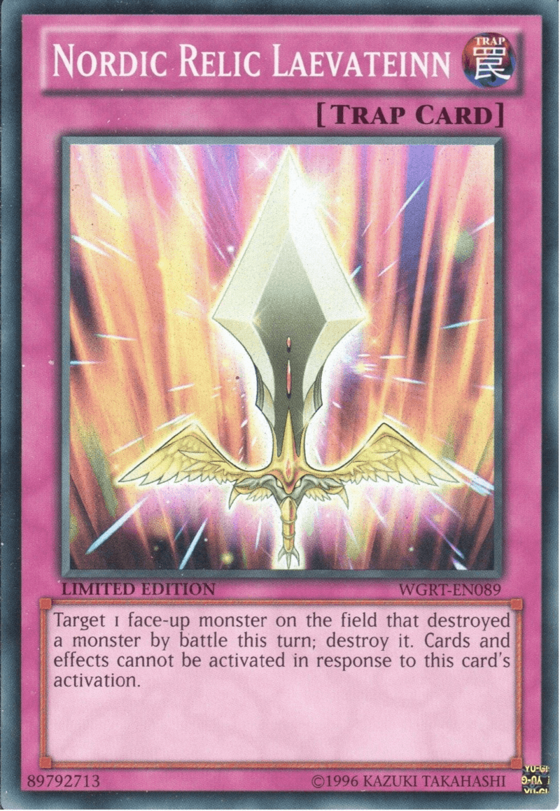 Nordic Relic Laevateinn [WGRT-EN089] Super Rare - Josh's Cards