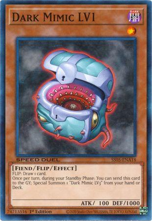 Dark Mimic LV1 [SS05-ENA18] Common - Josh's Cards