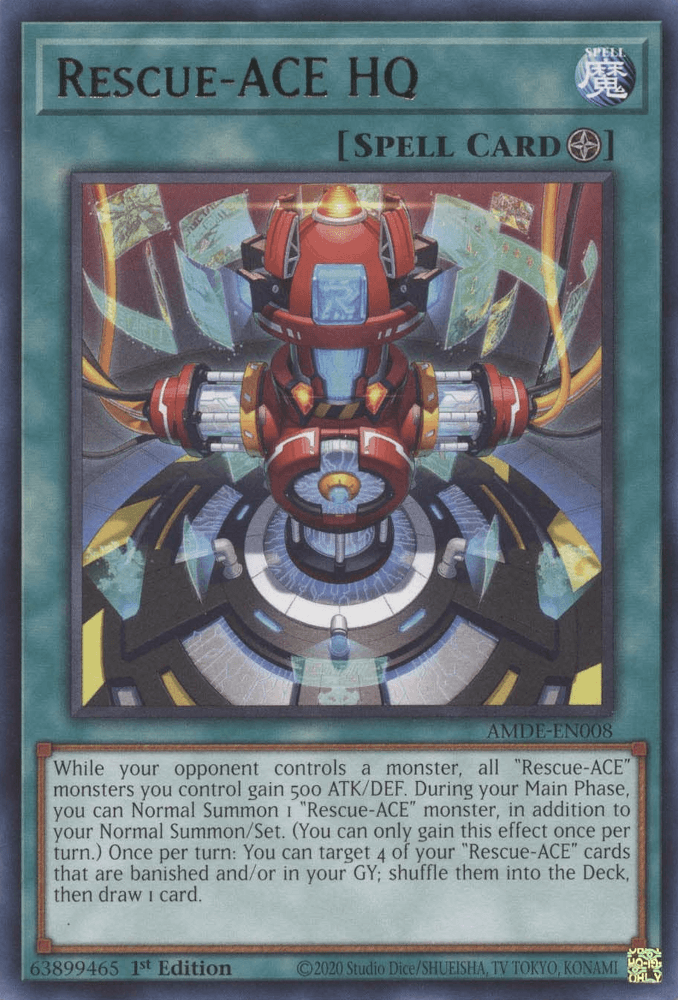 Rescue-ACE HQ [AMDE-EN008] Rare - Josh's Cards