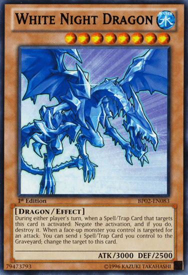 White Night Dragon [BP02-EN083] Mosaic Rare - Josh's Cards