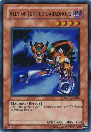 Ally of Justice Garadholg [HA01-EN015] Super Rare - Josh's Cards
