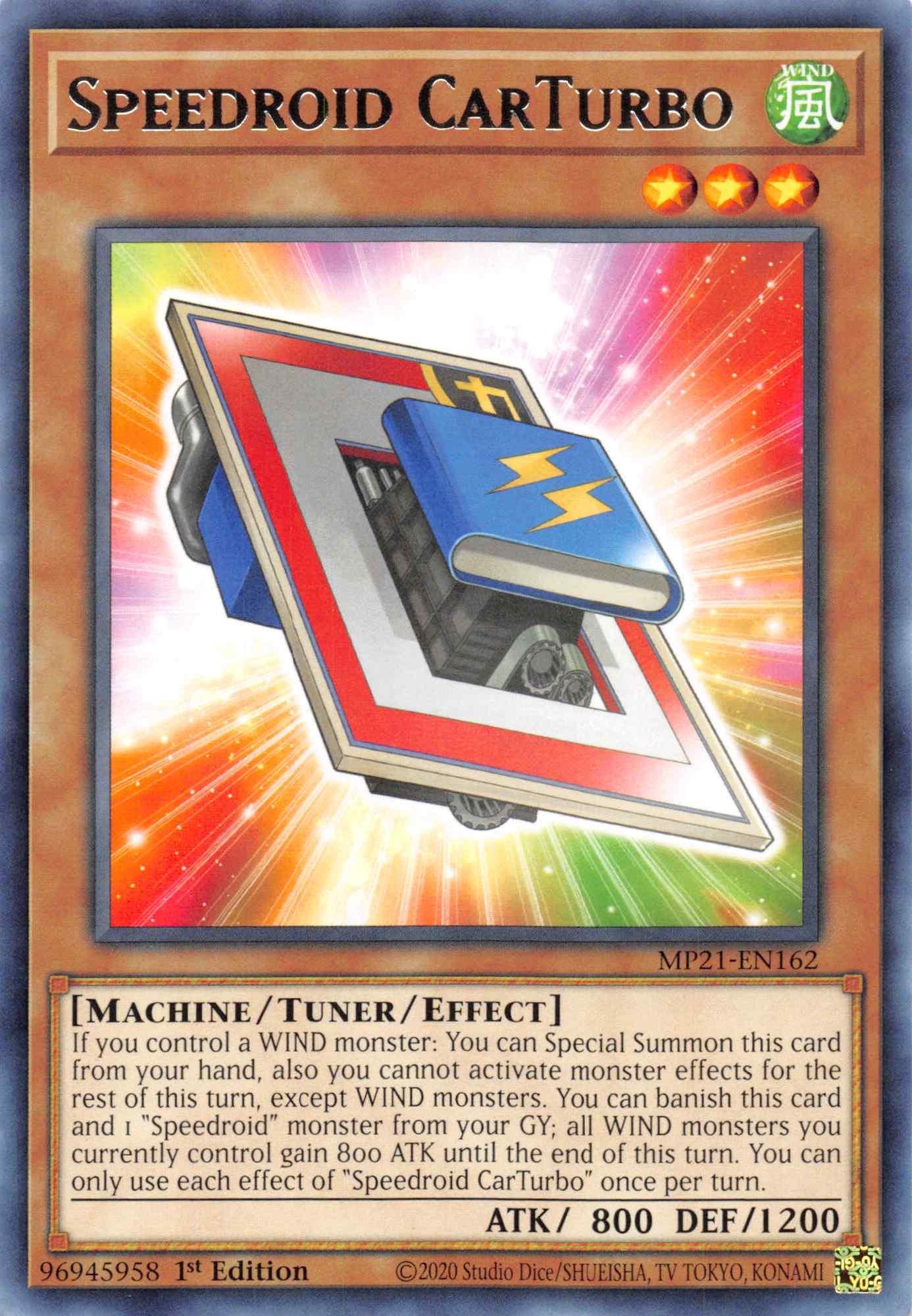 Speedroid CarTurbo [MP21-EN162] Rare - Josh's Cards