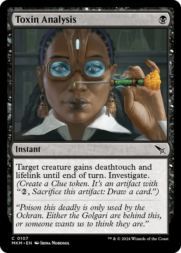 Toxin Analysis [Murders at Karlov Manor] - Josh's Cards