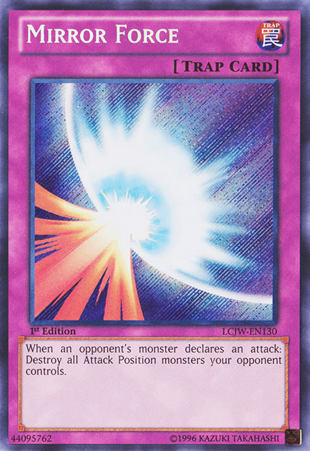 Mirror Force [LCJW-EN130] Secret Rare - Josh's Cards