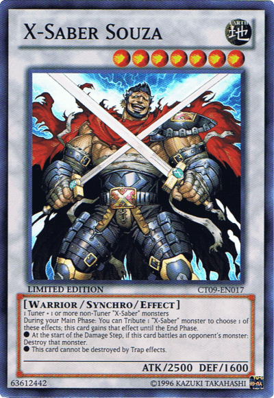 X-Saber Souza [CT09-EN017] Super Rare - Josh's Cards