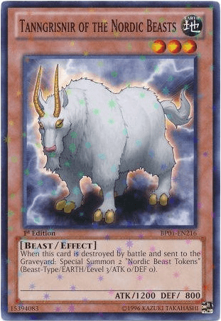 Tanngrisnir of the Nordic Beasts [BP01-EN216] Starfoil Rare - Josh's Cards
