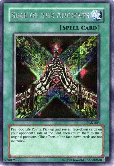 Seal of the Ancients (Power of Chaos: Kaiba the Revenge) [PCK-003] Secret Rare - Josh's Cards
