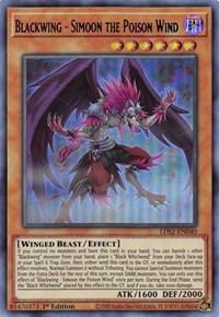 Blackwing - Simoon the Poison Wind (Purple) [LDS2-EN040] Ultra Rare - Josh's Cards