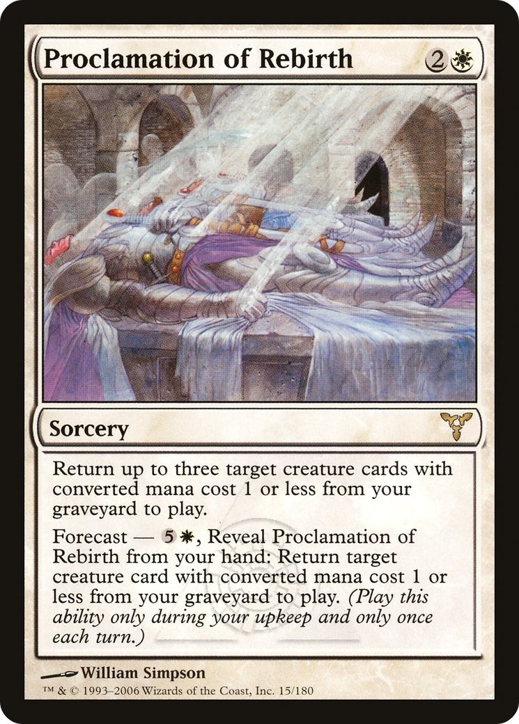 Proclamation of Rebirth (DIS-015) - Dissension Foil